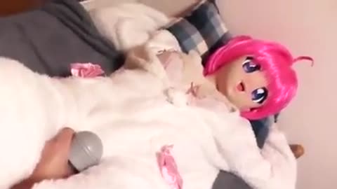 Kigurumi with Vibrator, Free Cosplay Porn Video Mobile-女神之家