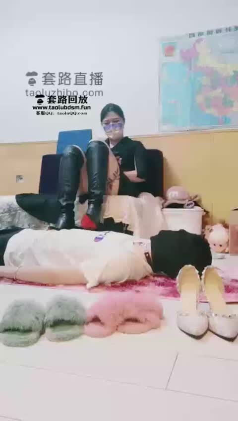 哈尔滨玥华 性感黑靴 在线调教-女神之家