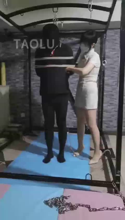 夏夏绳缚 狗笼 捆绑-女神之家